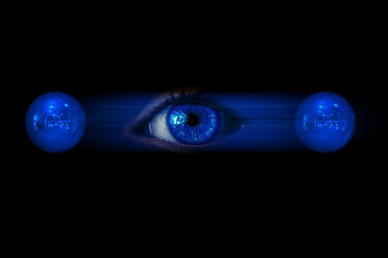 Quantum entanglement illustration